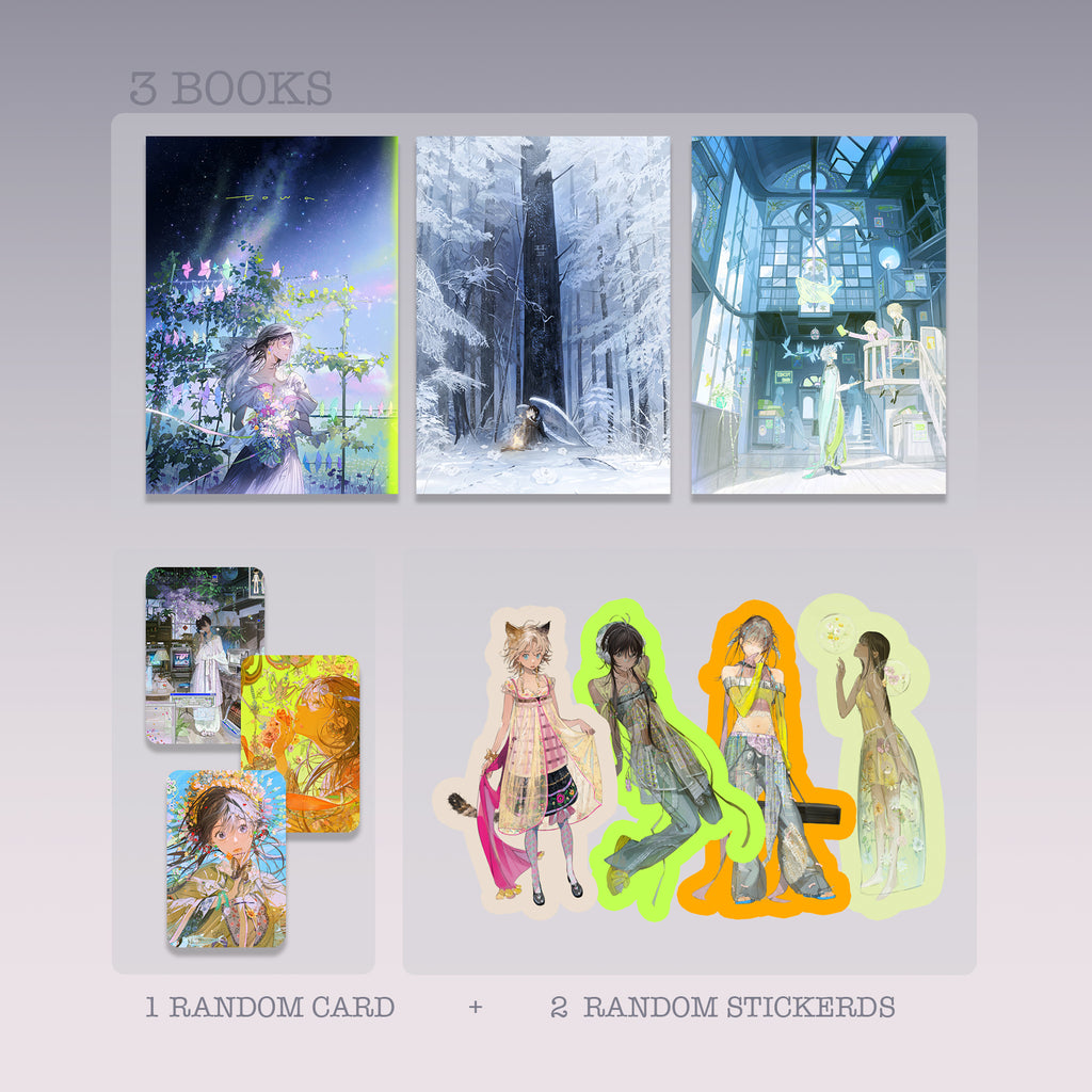 illumi Artbook Collection (3 Books + Bonus Items)
