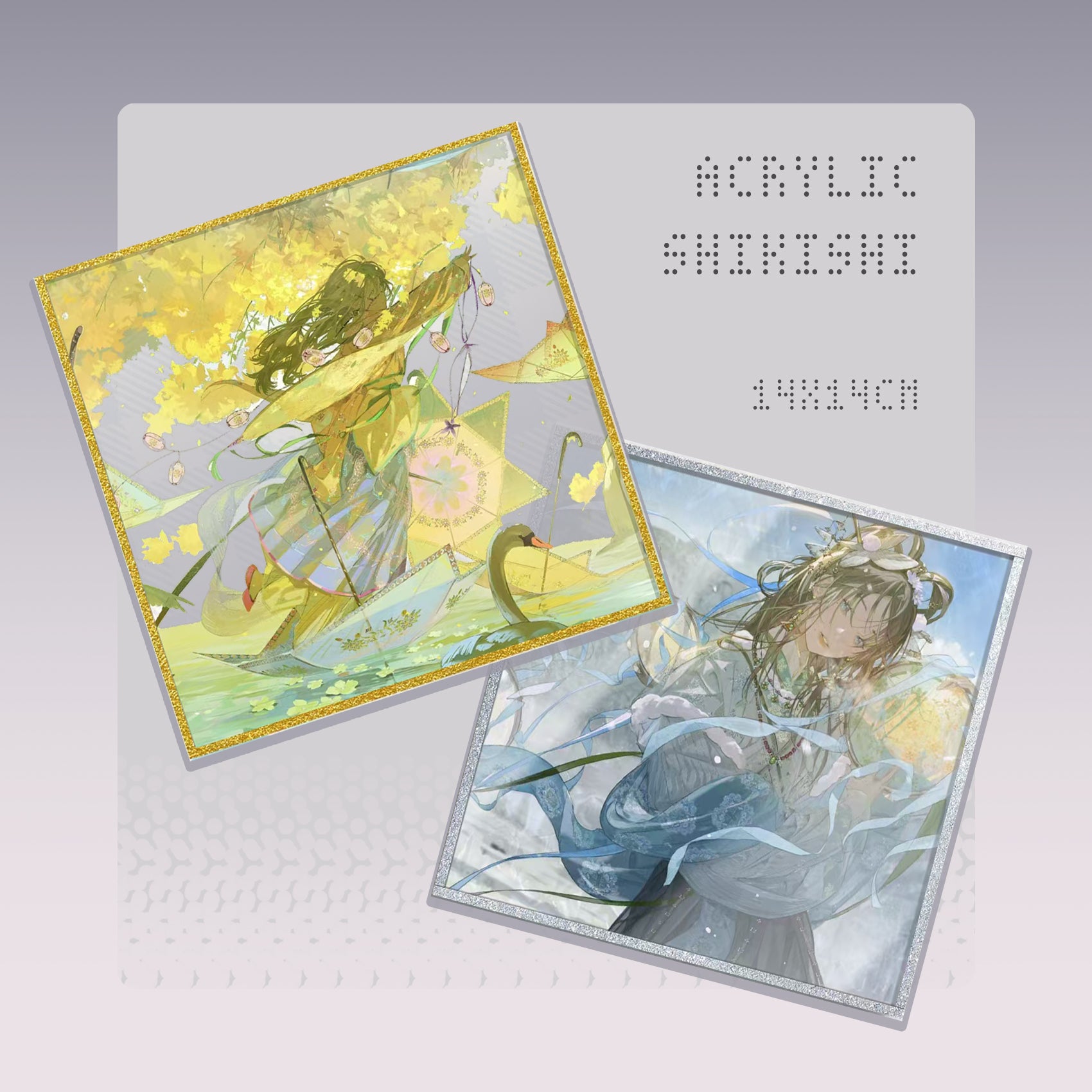 Random Acrylic Shikishi (2 Designs) – Limited Leftover Stock
